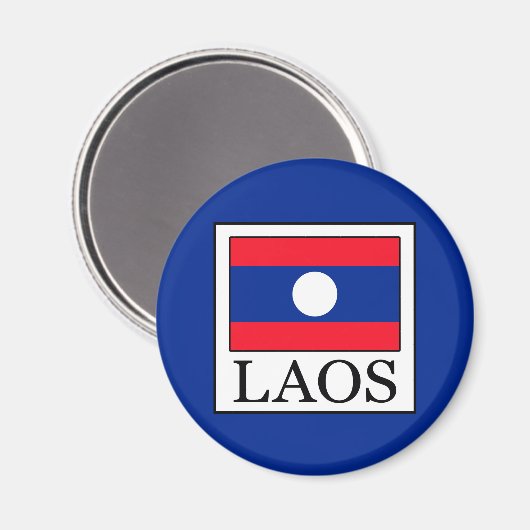 Laos Magneet (Voorkant / Achterkant)