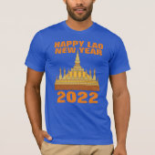 Laos nieuw jaar Vientiane 2022 T-shirt (Voorkant)