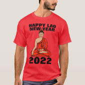 Laos nieuwjaar Boeddha 2022 T-shirt (Voorkant)