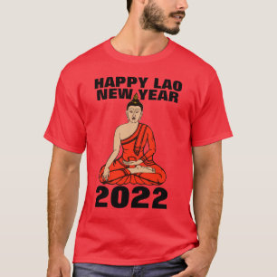 Laos nieuwjaar Boeddha 2022 T-shirt