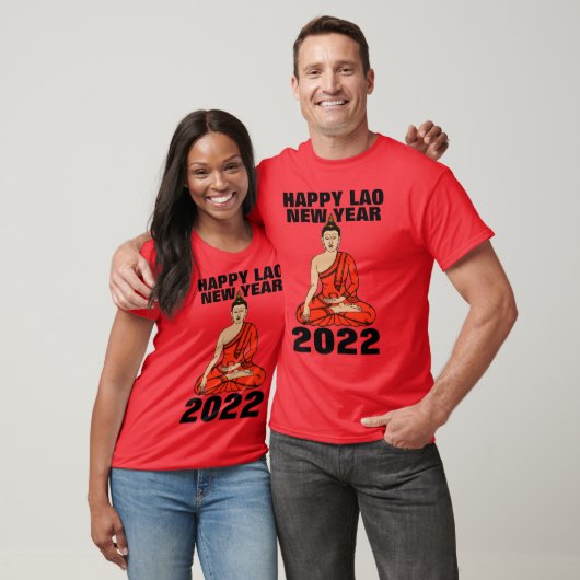 Laos nieuwjaar Boeddha 2022 T-shirt (Unisex)