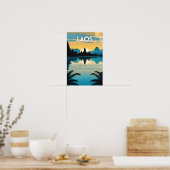 Laos Reis Kunst Poster (Keuken)