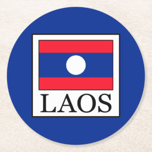 Laos Ronde Kartonnen Onderzetter