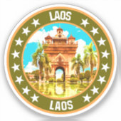 Laos Sticker (Voorkant)