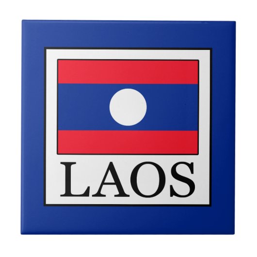 Laos Tegeltje (Voorkant)