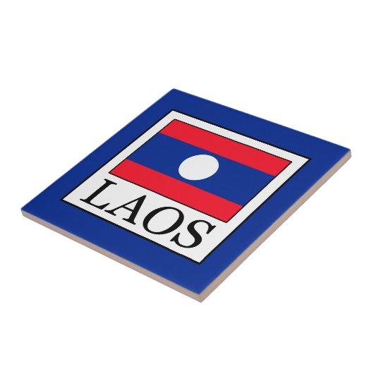 Laos Tegeltje (Zijkant)