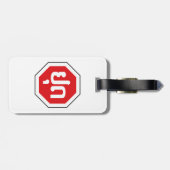 Laos Traffic STOP-teken ⚠ YOOT in Laotiaanse taal Bagagelabel (Achterkant horizontaal)