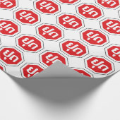 Laos Traffic STOP-teken ⚠ YOOT in Laotiaanse taal Cadeaupapier (Hoek)