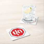 Laos Traffic STOP-teken ⚠ YOOT in Laotiaanse taal Kartonnen Onderzetters (Insitu)