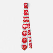 Laos Traffic STOP-teken ⚠ YOOT in Laotiaanse taal Stropdas (Voorkant)