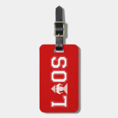 LAOS UNIVERSITEIT BAGAGELABEL (Voorkant verticaal)