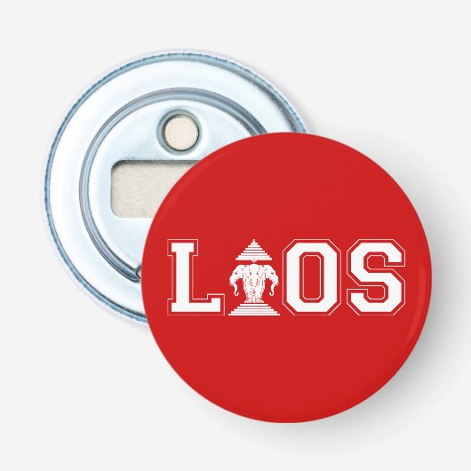 LAOS UNIVERSITEIT BUTTON FLESOPENER (Voorkant)