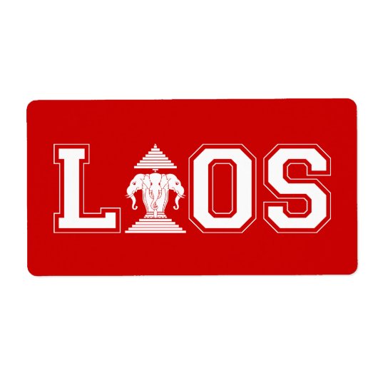LAOS UNIVERSITEIT ETIKET (Voorkant)