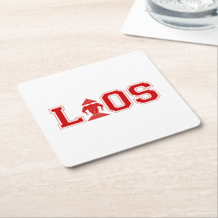 LAOS UNIVERSITEIT KARTONNEN ONDERZETTERS