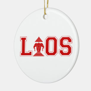 LAOS UNIVERSITEIT KERAMISCH ORNAMENT