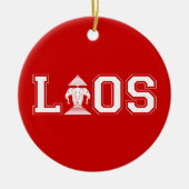 LAOS UNIVERSITEIT KERAMISCH ORNAMENT (Voorkant)