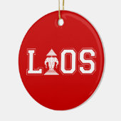 LAOS UNIVERSITEIT KERAMISCH ORNAMENT (Links)