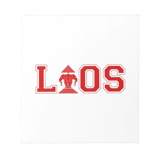 LAOS UNIVERSITEIT NOTITIEBLOK (Voorkant)