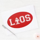 LAOS UNIVERSITEIT OVALE STICKER (Envelop)