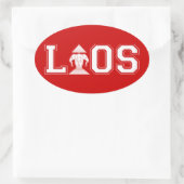 LAOS UNIVERSITEIT OVALE STICKER (Tas)