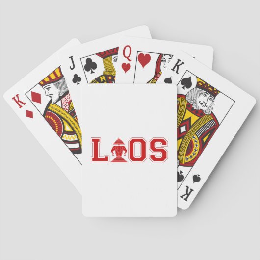 LAOS UNIVERSITEIT POKERKAARTEN (Achterkant)