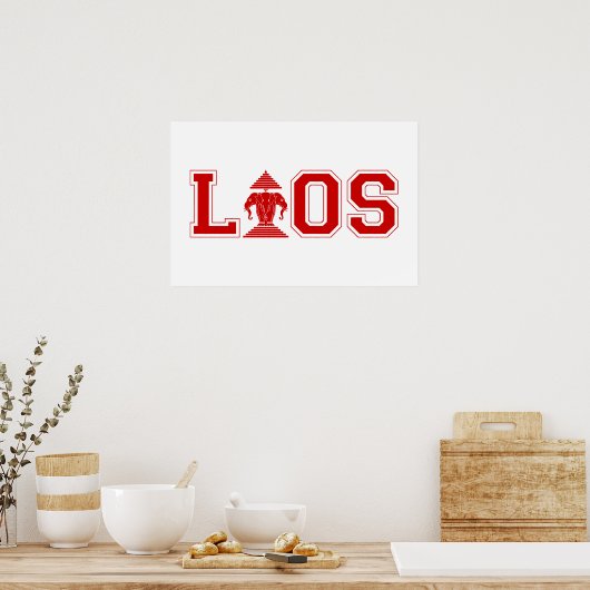 LAOS UNIVERSITEIT POSTER (Keuken)