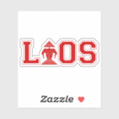 LAOS UNIVERSITEIT STICKER (Vel)