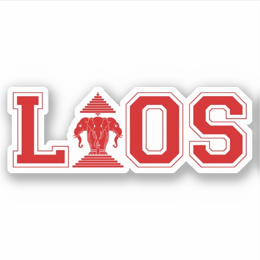 LAOS UNIVERSITEIT STICKER (Voorkant)
