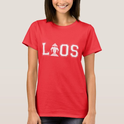 LAOS UNIVERSITEIT T-SHIRT (Voorkant)