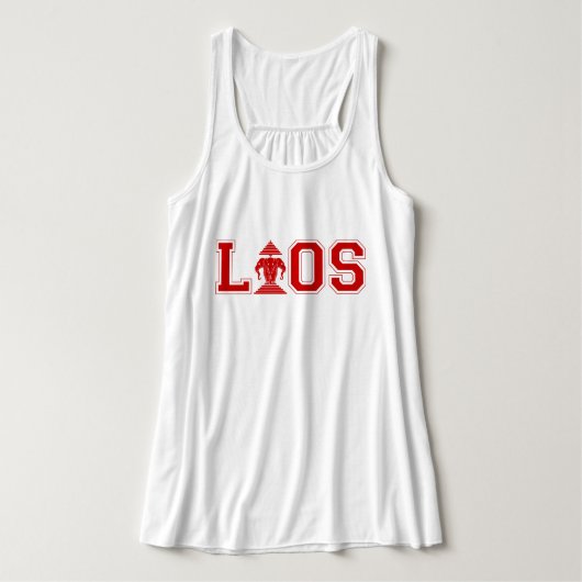 LAOS UNIVERSITEIT TANKTOP (Design voorkant)