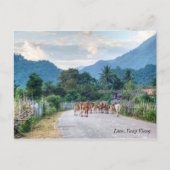 Laos, Vang Vieng Briefkaart (Voorkant)