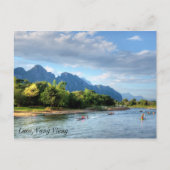 Laos, Vang Vieng Briefkaart (Voorkant)