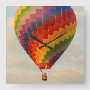 Laos, Vang Vieng. Heet luchtballon Vierkante Klok