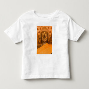 Laos, Vientiane, een van 6840 Boeddhabeelden in 2 Kinder Shirts