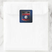 Laos Vierkante Sticker (Tas)