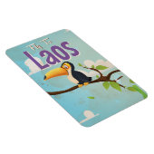 Laos Vintage vakantieposter Magneet (Rechterzijde)