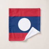 Laos Vlag Bad Handdoek (Wasdoekje)