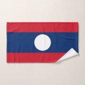 Laos Vlag Bad Handdoek (Handdoek)