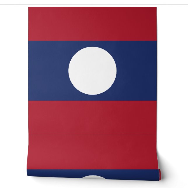 Laos vlag behang (Afrollen)