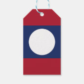 Laos vlag cadeaulabel (Voorkant)