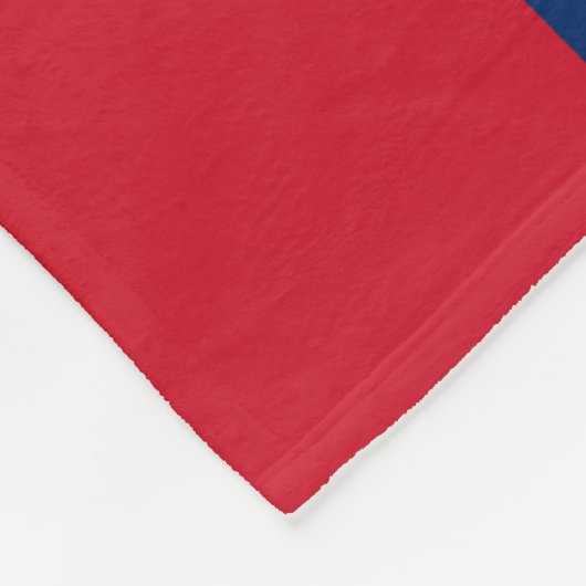 Laos Vlag Fleece Deken (Hoek)