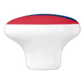 Laos Vlag Keramische Knop (Zijkant)