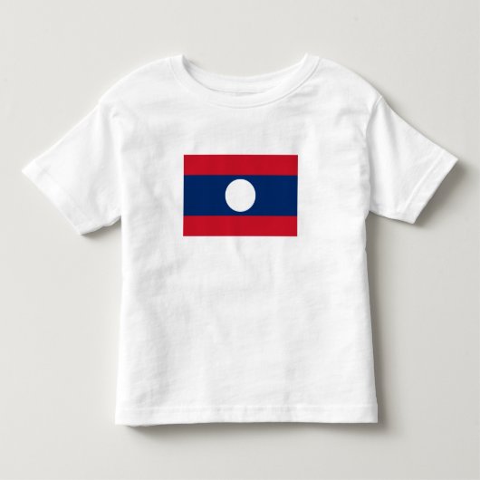 Laos Vlag Kinder Shirts (Voorkant)