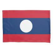 Laos Vlag Kussensloop (Voorkant)