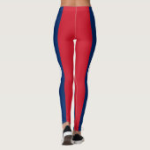 Laos Vlag Leggings (Achterkant)
