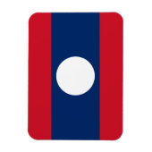 Laos Vlag Magneet (Verticaal)