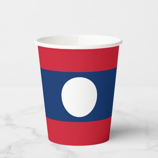 Laos Vlag Papieren Bekers (Links)