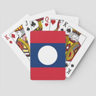Laos Vlag Pokerkaarten