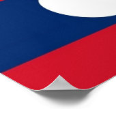 Laos - Vlag - Poster (Hoek)