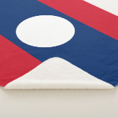 Laos Vlag Sherpa Deken (3/4)